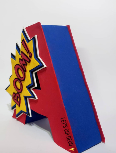 Letras 3d Superhéroes | Candy Bar | Souvenir