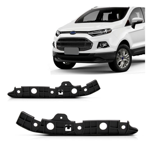 Par Suporte Guia Parachoque Dianteiro Ecosport 12 13 A 15 16