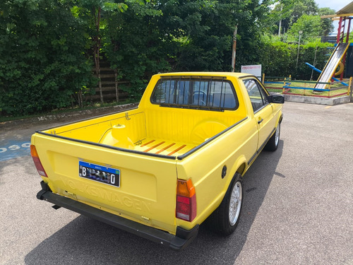 Vw Saveiro Amarelo Sunny Cl 1.6 Placa Preta Com 5 Bbs 14