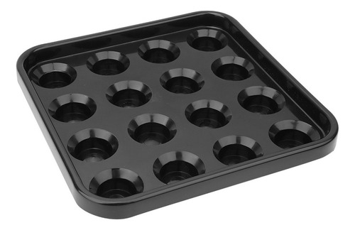 * Bandeja De Billar Con Capacidad Para 16 Bolas Pool Negro
