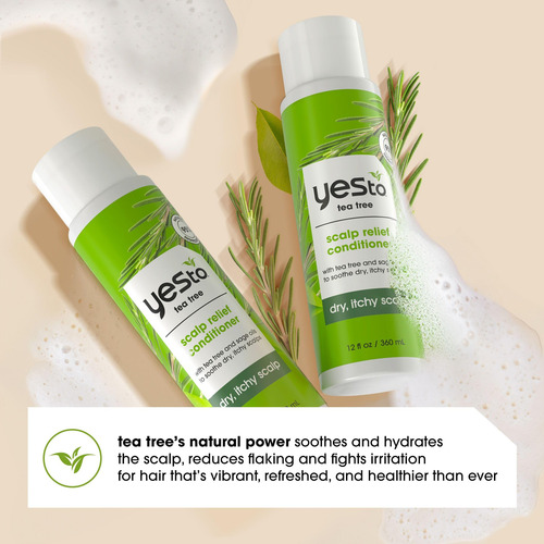 Condicionador Yes To Tea Tree Scalp Relief 360 Ml (pacote Co