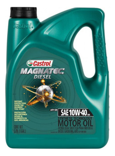 Aceite Para Motor Castrol Magnatec 10w40 Semi Sintetico Sn 3.78l