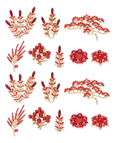 Colgantes De Aleación Con Botones En Forma De Flor, 16 Unida