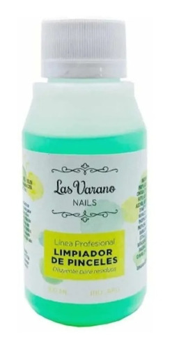 Limpiador De Pinceles Las Varano 100ml Uñas Profesional