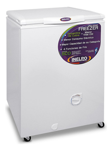 Freezer Horizontal Inelro Fih 130. 135 Lts C Ruedas Env Grat