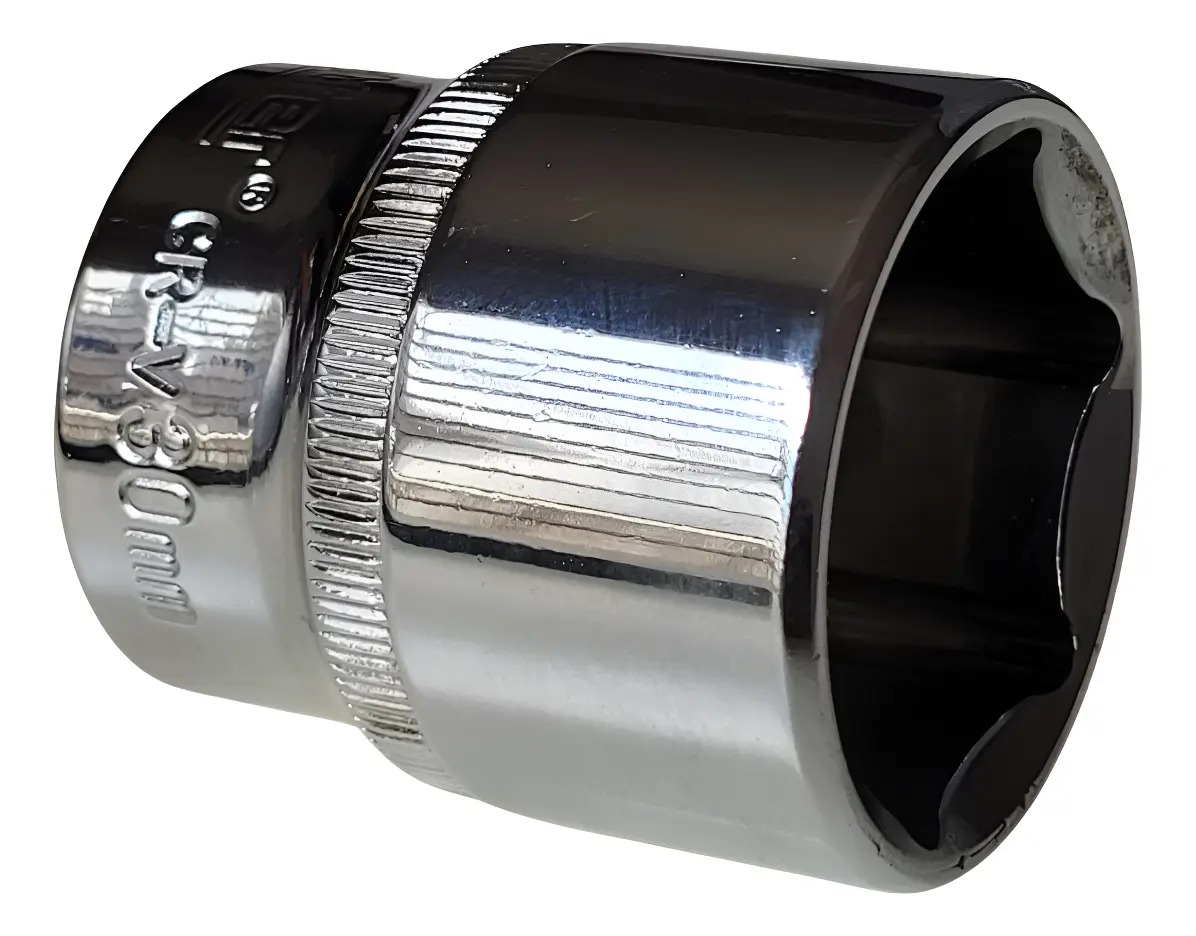 Bocal Soquete Sextavado 1/2pol 30mm P/ Chave Catraca