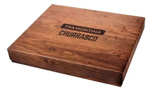 Set Juego Cubiertos Asado Polywood Tramontina 15 Pz Cuot