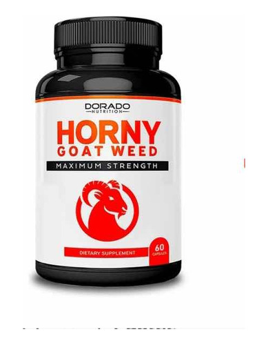 Horny Goat, Tongkat Ali, Maca 1.590 Mg. 60 Cápsulas