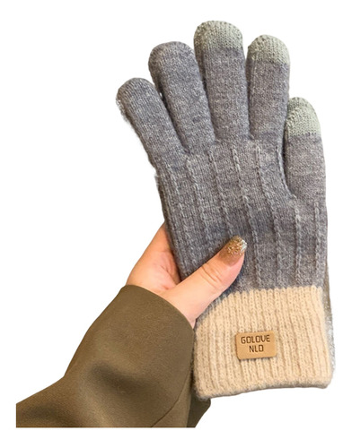 Guantes De Pantalla Táctil Tejidos De Alpaca Sintética Para