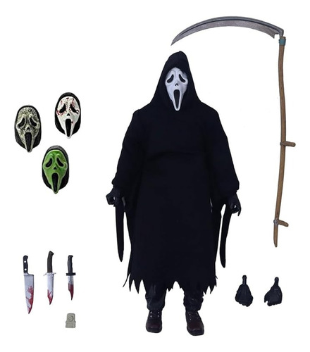 Figura De Acción Muñeco Ultimate Ghost Face Scream Neca