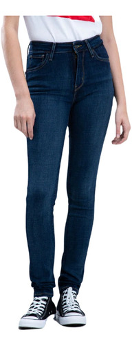 Pantalon Jean 721 Levis High-rise Skinny Mujer Elastizado Az