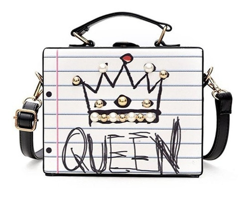 Cartera Casual Con Perlas Modelo  Queen  | Corea Chic