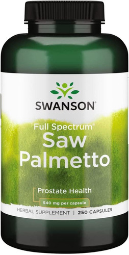 Saw Palmetto 0.02 Oz 250 Cápsulas Por Swanson Premium, Sw910