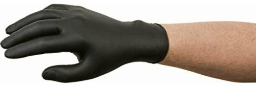 Microflex 93-252 Guante Desechable De Nitrilo Negro, Sin