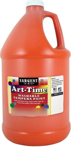 Sargent Art 17  3614 128 Oz Naranja Art-time Pintura Tempera