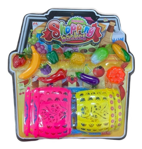 Set Infantil De Frutas Con Canastas