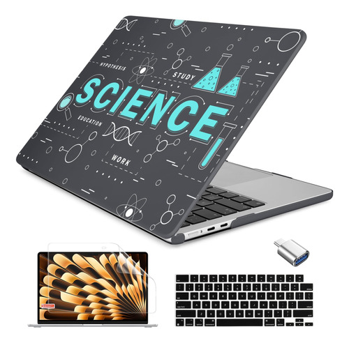 Funda Batianda Para Macbook Air 13 M2 + C/teclado Science