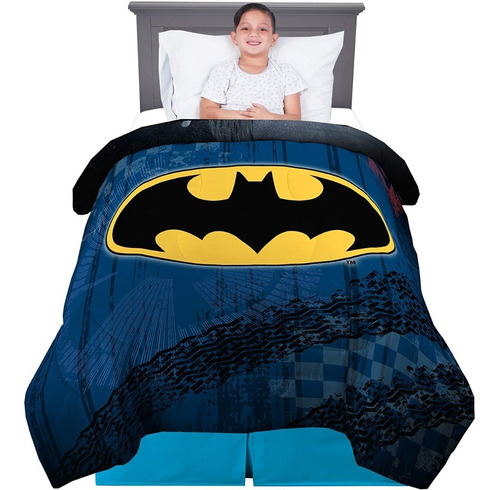 Edredón Reversible De Batman Guardian Twin/ Full 72 X 86 '