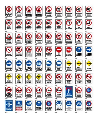 Cartel Prohibido Estacionar Zona De Carga Y Descarga 30 X 45