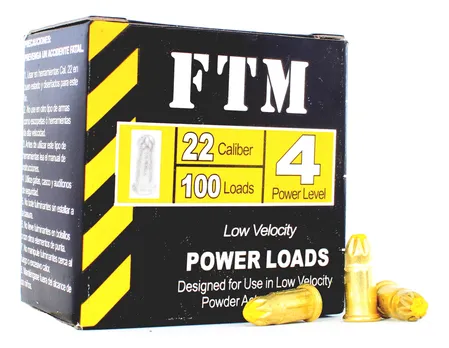 Fulminante Ftm Calibre 22 Nivel 4 Amarillo X 3 Cajas