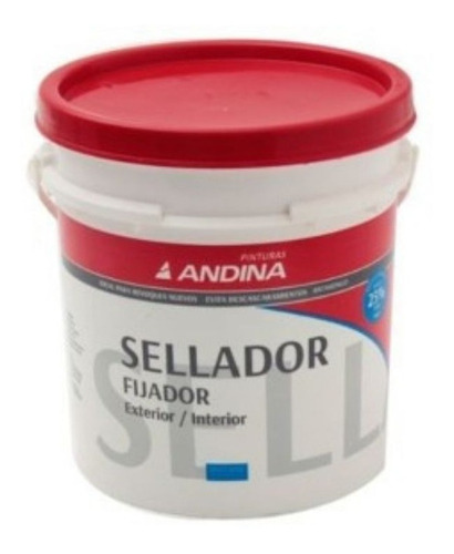 Fijador Sellador Andina Al Agua Refuerza Adherencia X 10 Lts