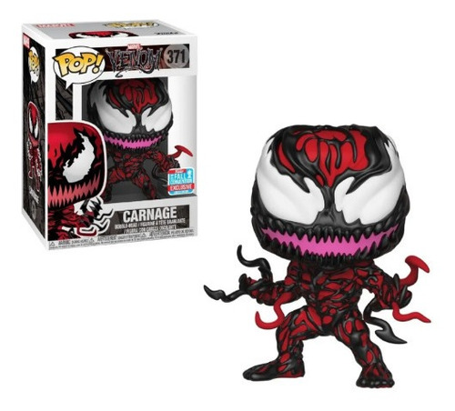 Funko Pop Carnage #371 Convención Marvel Raro Nuevo Venom