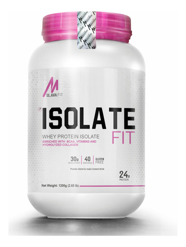 Mslava Fit Isolate Fit 2.650 Libras Vainilla + Shaker