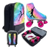 Comprar Combo Mochila Patin Artistico 2 Compartimentos + Cubre Patin