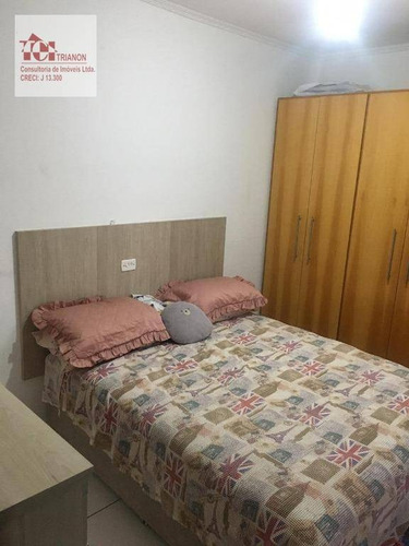 Imagem 8 de 15 de Casa Com 3 Dormitórios (1 Suíte), 8 Vagas - À Venda Por R$ 689.000 - Jardim Ocara - Santo André/sp - Ca0414