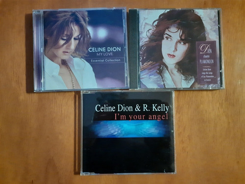 3 Cds D Celine Dion, Con Sus Grandes Exitos Ingles Y Frances