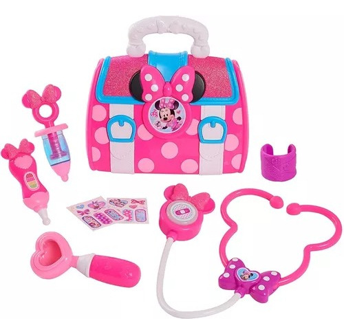 Juego Maletín Doctor Minnie Mouse Juguete Niña