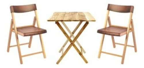Juego De Mesa Y 2 Sillas Tramontina 10630/087 End