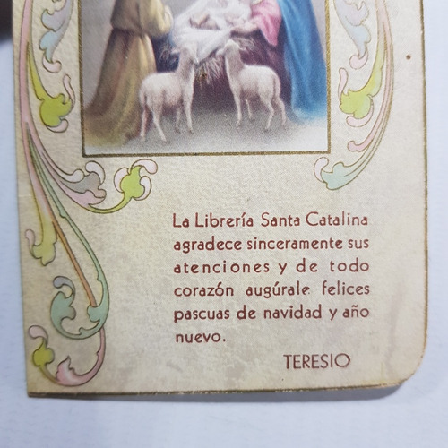 Imagen 4 de 5 de Antiguo Almanaque Bolsillo Librería Santa Catalina Mag 59465