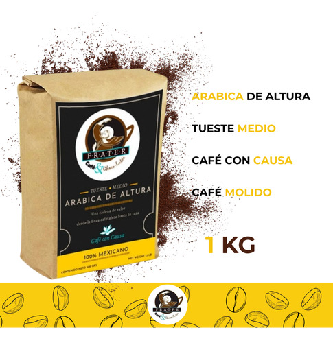 Frater Café, Cafe Arabico Tueste Medio