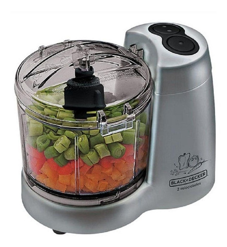 Miniprocessador De Alimentos Black+decker Hc32p-b2 220v Prateado