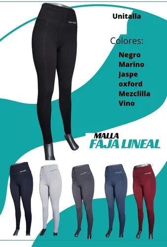 5 Leggins Mallas Ajustable Licra Deportivo Ejercicio Mayoreo