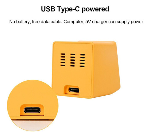 Reloj Inteligente Con Carga Usb, Minirelojes De Escritorio,