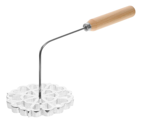 Moldes Para Gofres Hemoton Swedish Rosette De Aluminio Con S