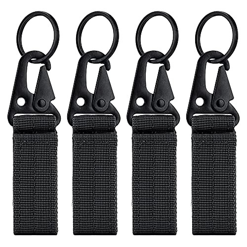 Ironseals Nylon Webbing Keychain Táctico Molle Gear Key Ring