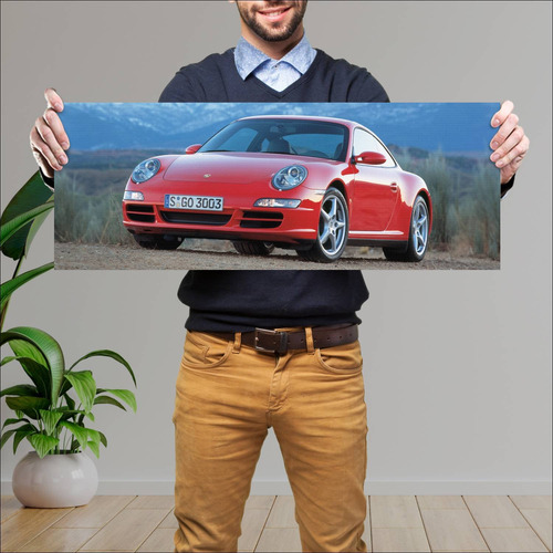 Cuadro 30x80cm Auto 2005 Porsche 911 Carrera 497 410