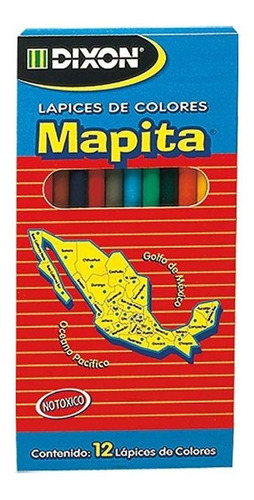 Lápices De Colores Mapita Dixon C/ 12 Piezas 