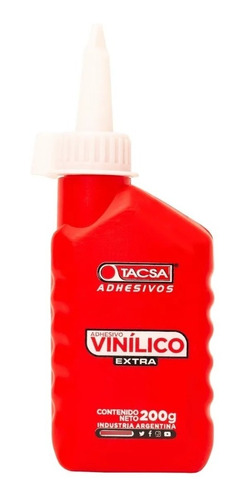Adhesivo Cola Vinílico Pegamento Extra Tacsa X 200grs
