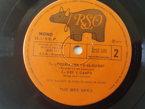 Vinilo Ep The Bee Gees Mi Vida A Sido Una (z100-az125