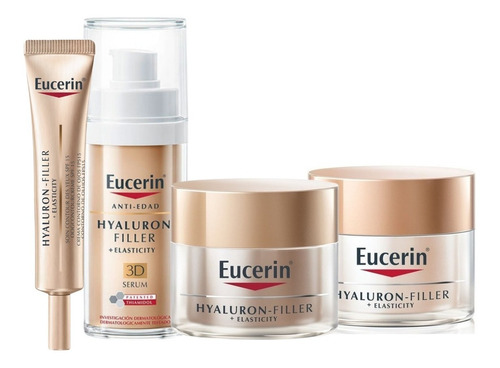 Rutina Eucerin Reafirmante Hyaluron-filler + Elasticity