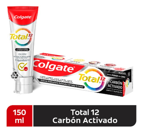 Pasta Dental Colgate Carbon Activado 150ml