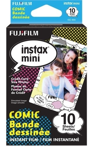 Cartucho Fujifilm Instax Mini Comic Para 10 Fotos