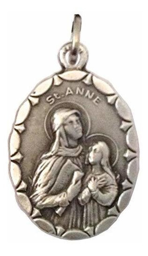 Santa Ana (madre De La Santísima Virgen María) Medalla Ovala