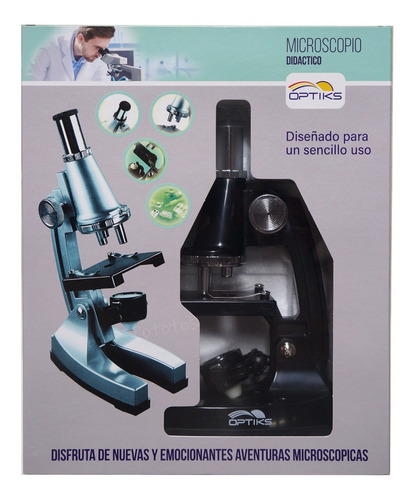 Microscopio Infantil 600x Kit Descubrimiento Optiks 2247