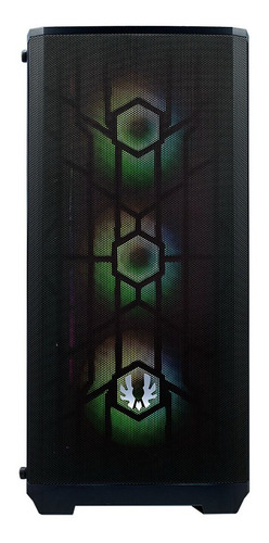 Imagen 2 de 10 de Chasis Bitfenix Nova Mesh Se Tg Negro 4 Argb Ventiladores