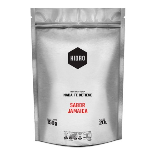 Hidro 220 Sobre 50 Gr Para 20 Lts-sabor Jamaica (paq 5 Pzas)
